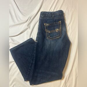 Men’s Rock 47 By Wrangler Jeans Relaxed Fit 38 x 30 Bootcut Cowboy Western